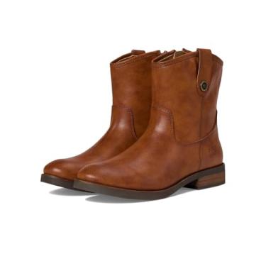 Imagem de FRYE AND CO. Bota feminina Kellie Button Short Equestrian, Conhaque, 38