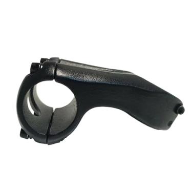 Imagem de Mesa de guidão de bicicleta com ângulo negativo de 17 graus e 70 mm, compatível com guidões de bicicletas MTB e de estrada de 31,8 mm. Peças para bicicletas.(Stem Black logo)