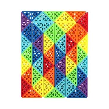 Imagem de Cubo Mágico Infantil SENGSO, Brinquedo Anti-estresse, Régua Oca Com 24