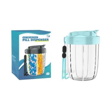 Imagem de Organizador De Vitaminas Portátil À Prova d'Água Com 7 Compartimentos 