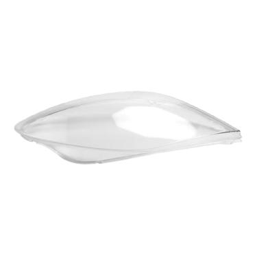 Imagem de Compatível com seat leon 2004-2012 lente do farol do carro escudo farol capa lâmpada sombra transparente abajur habitação(Transparent Right)