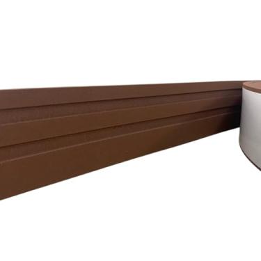 Imagem de Rodapé Eva Adesivo Flexível Boracéia 7cmx1cm 15 Metros - Marrom