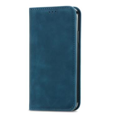 Imagem de Capa tipo bolsa para Samsung Galaxy S25/S25 Plus/S25 Ultra, couro fosco, moderno, flip, porta-cartões, capa protetora interna de TPU antiqueda