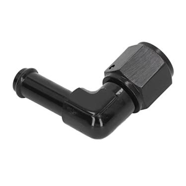 Imagem de Dioche 6AN Fêmea para Adaptador de Encaixe de Extremidade de Mangueira de Combustível de 3/8 pol., Liga de Alumínio Preta para Bomba de Combustível, Filtro, Fluxo Suave, Fácil