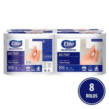Imagem de PAPEL HIGIÊNICO ROLO F.DUPLA ELITE EXCELLENCE 8x300M
