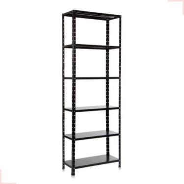 Imagem de Estante 6 Prateleiras Aço Livros Quarto Cozinha - Lopes