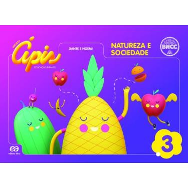 Imagem de Livro - Projeto Ápis Natureza e Sociedade Nível 3