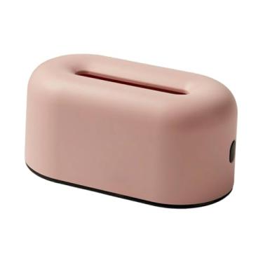 Imagem de Ｂｅｓｇａ Organizador de lenços de papel retangular decorativo, dispensador de lenços para sala de estar, banheiro, hotel, escritório, Rosa