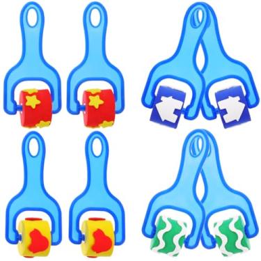 Imagem de DOITOOL 8 pincéis de pintura infantis para meninos e meninas, rolos multicoloridos para artes e artesanato, ferramentas de pintura pré-escolar para atividades criativas