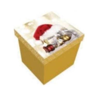 Imagem de Caixa de Presente Acoplada Natal gorro PP - Cromus