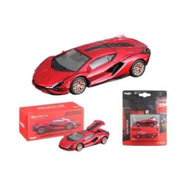 Imagem de Modelo De Carro Esportivo Miniatura Bburago Alloy 1:64 Ferrari 812 SF9