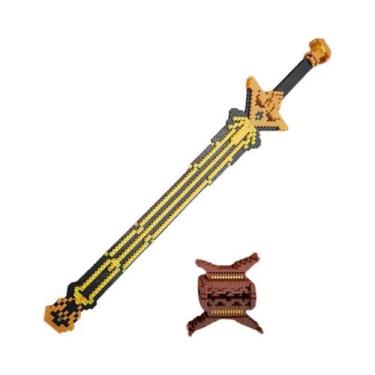 Imagem de Espada Samurai Faca Ninja Blocos De Montar Brinquedo Para Crianças Mod