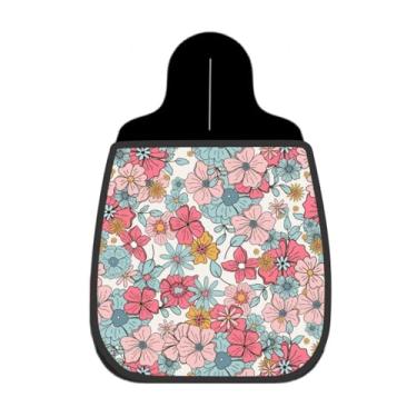 Imagem de Lixeira De Carro Organizador Lixinhocar Estampa Floral Vibrante Retrô