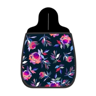 Imagem de Lixeira De Carro Organizador Lixinhocar Floral Artístico Pink E Roxo