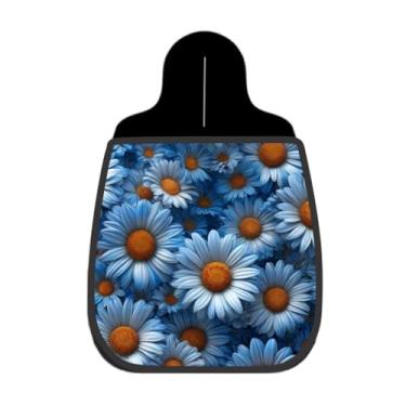 Imagem de Lixeira De Carro Organizador Lixinhocar Buquê Margaridas Azuis