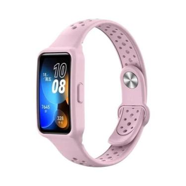 Imagem de Pulseira Esportiva De Silicone Respirável Para Huawei Band 10 9 8 7 6,