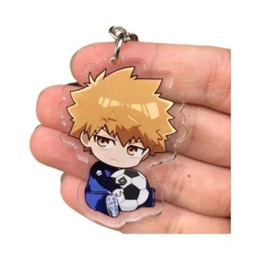 Imagem de Chaveiro De Cosplay Do Anime Blue Lock, Pingente De Distintivo De Chig