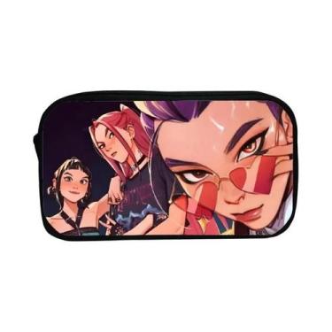 Imagem de Estojo Grande De Tecido Para Meninas, Estojo De Canetas Hunter Kpop Pa