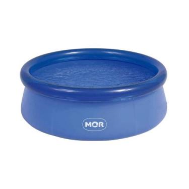 Imagem de Piscina Inflável PVC 1.000 Litros na cor Azul com Kit Reparo Mor - 001