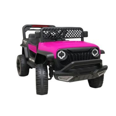 Imagem de Mini Jipe Elétrico Infantil 12V Com Controle Remoto, Bluetooth, Usb, Farol Led e Marcha Ré