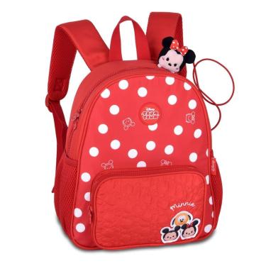 Imagem de Mochila Costas Escolar Infantil Minnie Bolsa Escolar Meninas-Feminino