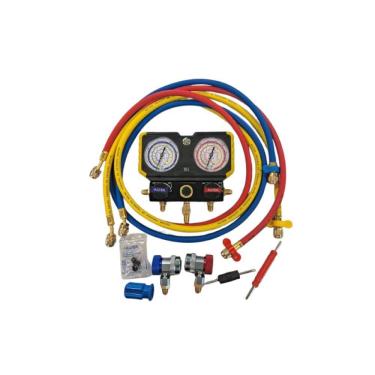 Imagem de Kit Manifold Led Maleta e Jogo de Mangueira 150cm Hulter HT5MF-AUTOYHF