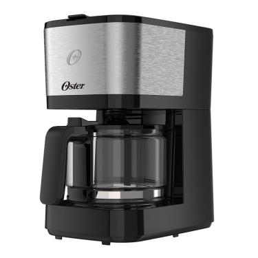 Imagem de Cafeteira Elétrica 19 Xicaras Oster OCAF300 Preta com Prata 127V