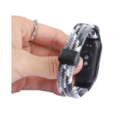 Imagem de Pulseira Magnética De Nylon Trançado Para Xiaomi Mi Band 9 8 10, Elást