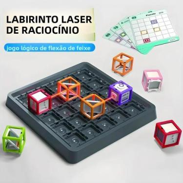 Imagem de Brinquedo Educacional Labirinto a Laser Para Crianças, 60 Níveis, Jogo