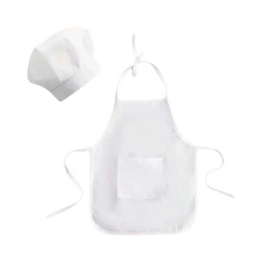 Imagem de Conjunto De Avental E Chapéu De Chef Para Bebês, Meninos E Meninas, Ro
