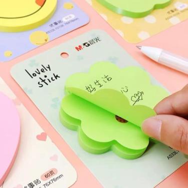 Imagem de Bloco De Notas Adesivo Colorido Post-it  Em Formatos Sortidos - post i