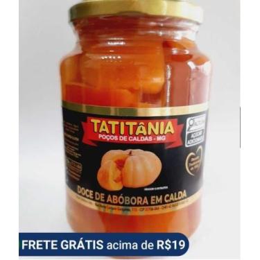 Imagem de Doce de Abobora em Calda Natural Tatitania - pote 650 gr