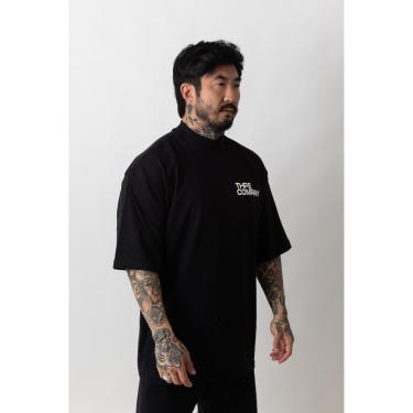 Imagem de Camiseta Oversized Gola Alta Company Preto-Unissex
