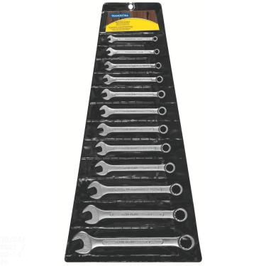 Imagem de Jogo De Chaves Combinadas Tramontina Basic Com Corpo Em Aço Especial Cromado 12 Peças Tramontina