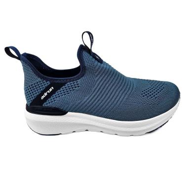 Imagem de Tenis Esportivo Adrun Run One Marinho Calce Facil Conforto-Masculino