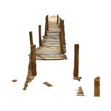 Imagem de Pintura Diamante 5D Paisagem Litorânea Ao Pôr Do Sol, Cobertura Total,