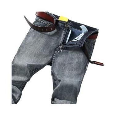 Imagem de Calças Jeans Masculinas Casuais De Negócios Com Stretch Para Primavera