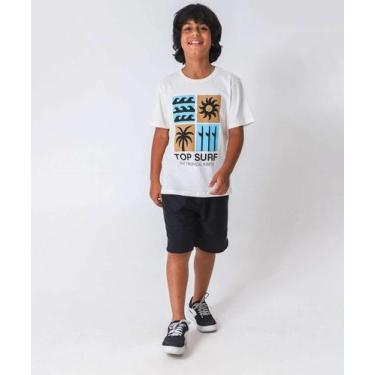 Imagem de Bermuda Juvenil Moletinho Textura MR Tam 10 a 16 Preto-00080, 10, Pret