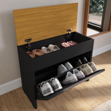 Imagem de Sapateira com Baú e Porta Basculante Elite  Ideal para Hall de Entrada