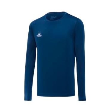 Imagem de T-Shirt Topper Térmica Classic Uv50 Juv - Marinho New,14