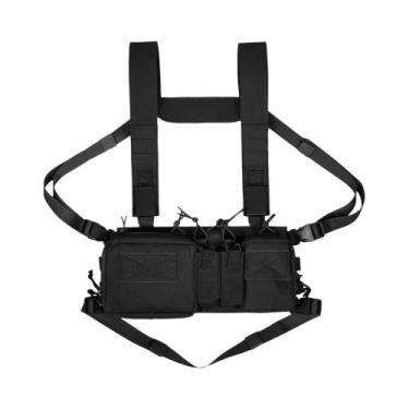 Imagem de Colete Tático Camuflado Multifuncional Com Bolsos Múltiplos Para Trein