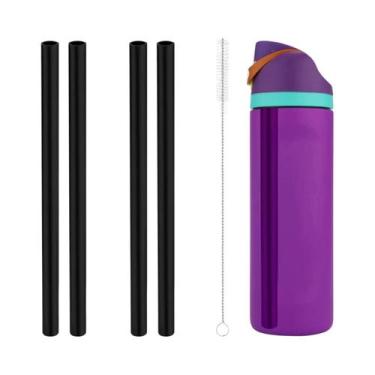 Imagem de Canudos Plásticos Reutilizáveis Para Garrafa De Água Owala 24 Oz 32 Oz