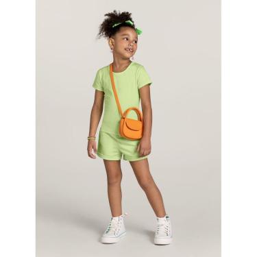Imagem de Shorts Básico Infantil Menina de Moletinho Brandili