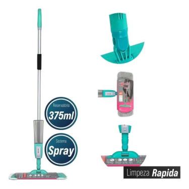 Imagem de Mop Spray Noviça Fit Microfibra Base Lavável e Reservatório - Congratu