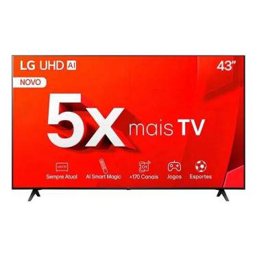 Imagem de Smart Tv De 43 LG Tu801c 43tu801c0sa Com Tela Led 4k - Preto - Congrat