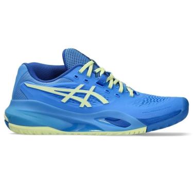 Imagem de Tênis Asics Gel Resolution X Azul e Amarelo Feminino-Feminino