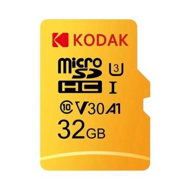 Imagem de Cartão MicroSD KODAK Vermelho 32GB 64GB 128GB 256GB Classe 10 U3 4K De