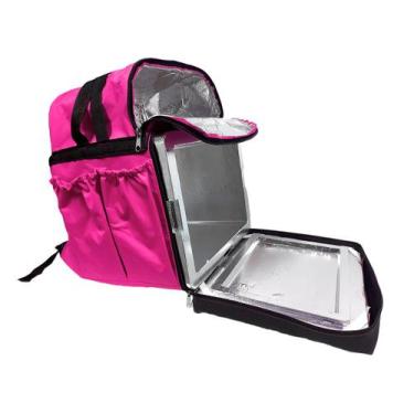 Imagem de Mochila Bag Motoboy Isobag Delivery 45 litros Impermeavel Reforçada Ro