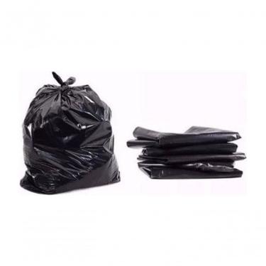 Imagem de Saco de Lixo 30 Litros Reforçado para Descarte Doméstico Preto Higipack com 100 Unidades