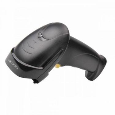 Imagem de Leitor de Código de Barras LB-50BK com Leitura Laser 650NM e Sistema Antichoque Preto C...